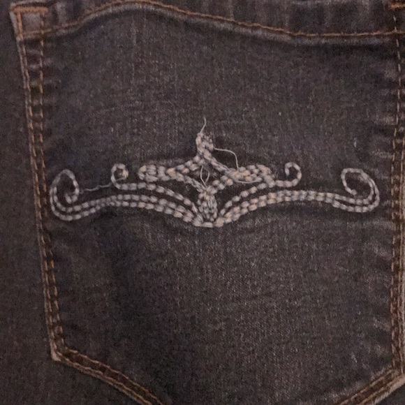 Cuffed Blue Skinny Jeans by Domaine - Picture 8 of 10